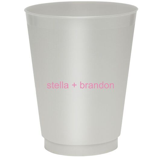 Our True Love Colored Shatterproof Cups